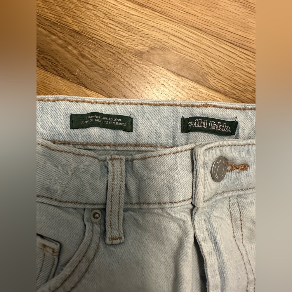 Wild Fable Sky Blue High-Rise Jeans